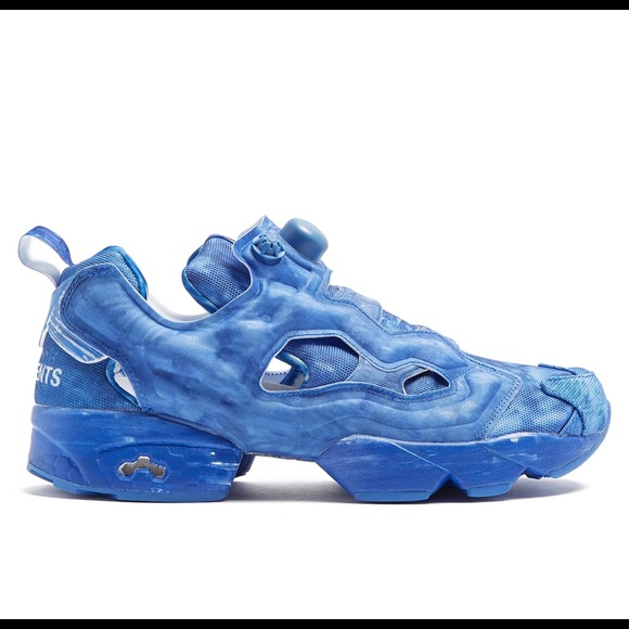 VETEMENTS x Reebok Instapump Fury Sneakers limited edition Blue Graffiti NWT - Picture 6 of 15